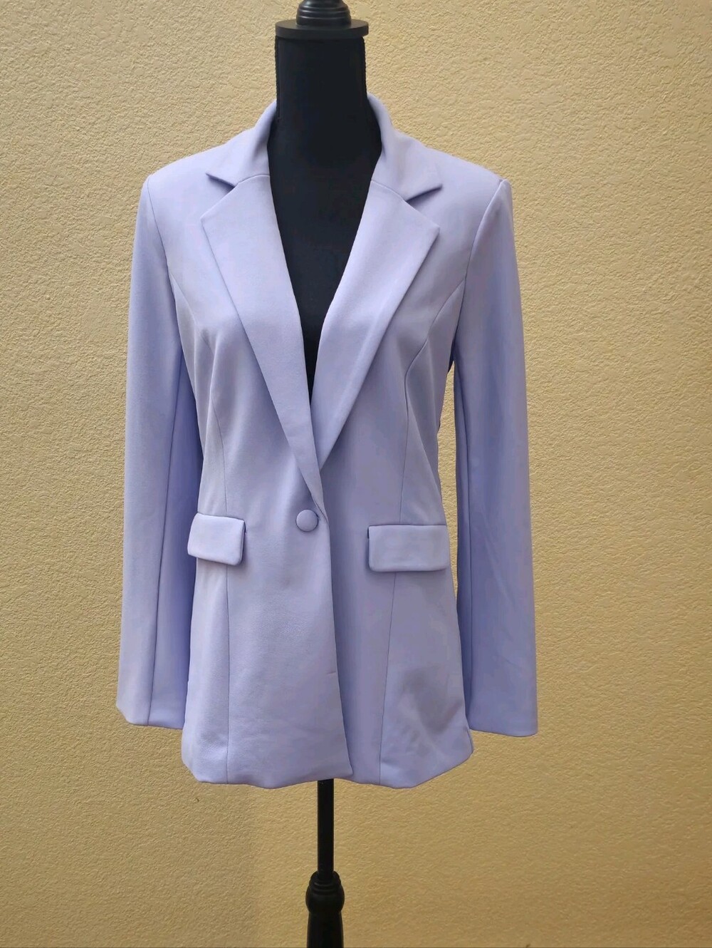 Forever 21 Lavender Single-Button Blazer